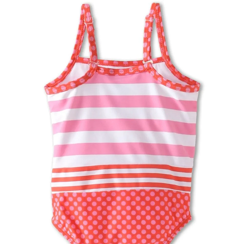 Juicy Couture Baby Infant Girl Size 3 - 6 Months Striped Swim Suit